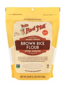 brown rice flour for mushroom growing